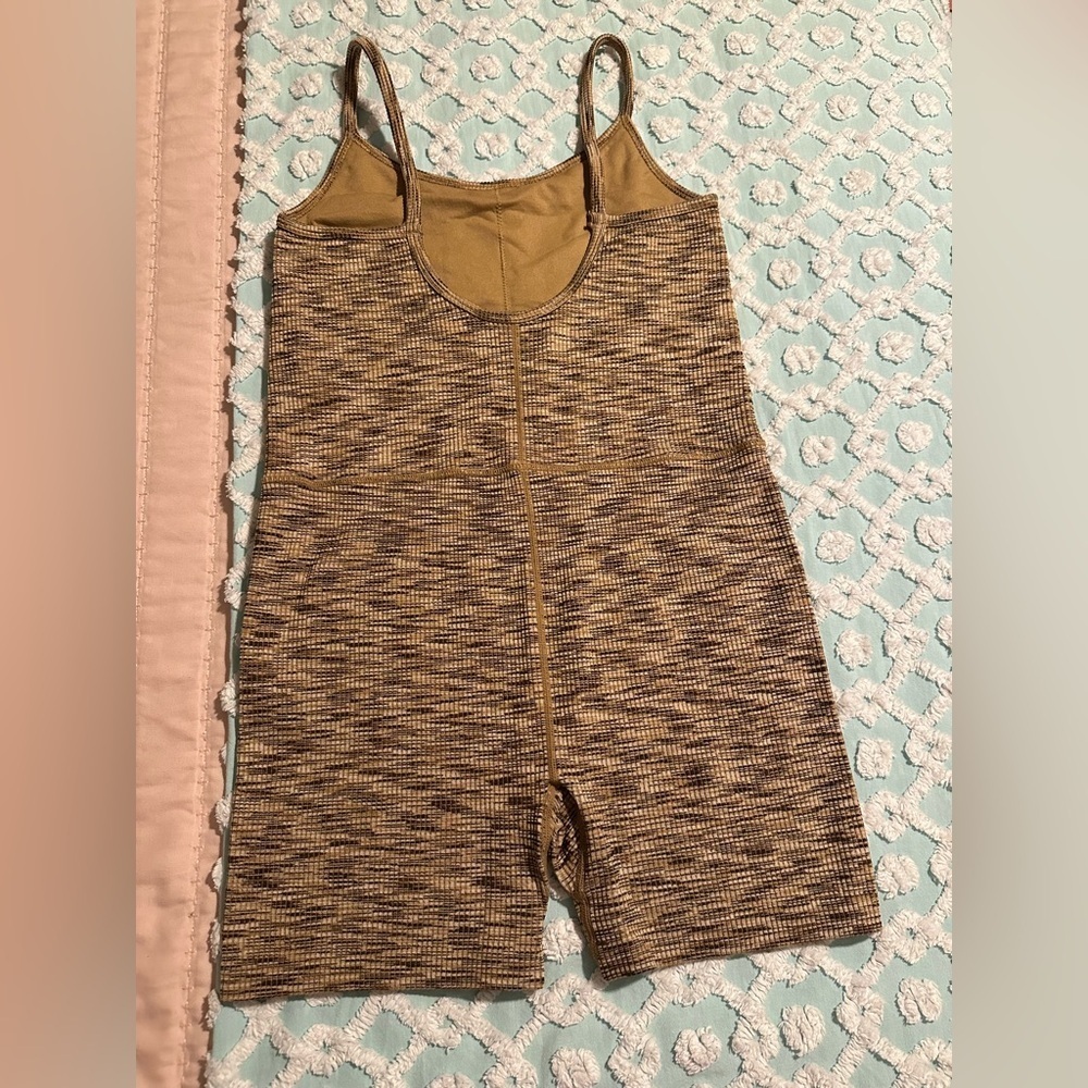 TARGET workout brown jumpsuit sz M - Picture 4 of 6